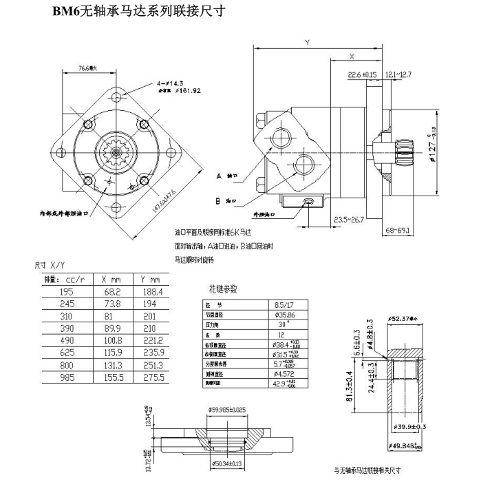 擺線液壓馬達(dá)